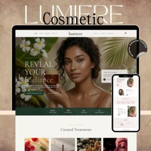 Lumiere WordPress Theme – Elementor Pro Beauty Cosmetic Website Template