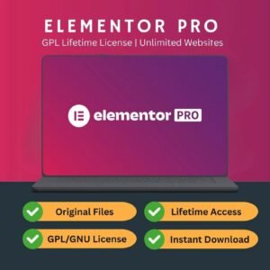 Elementor Pro GPL Version – WordPress Page Builder, Unlimited Websites & Lifetime Access